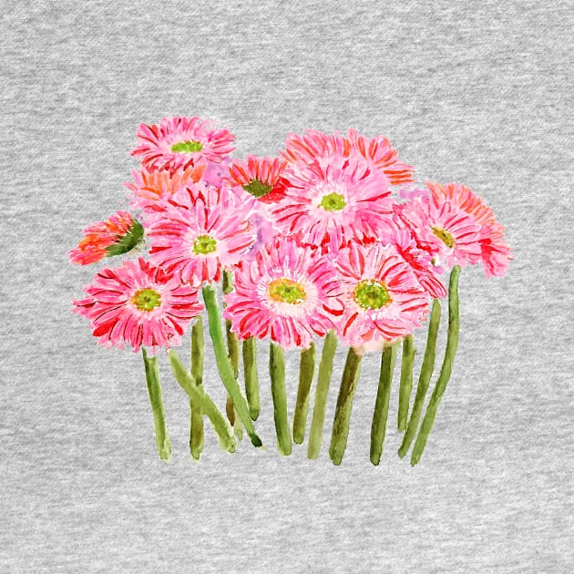 pink gerbera daisy by colorandcolor